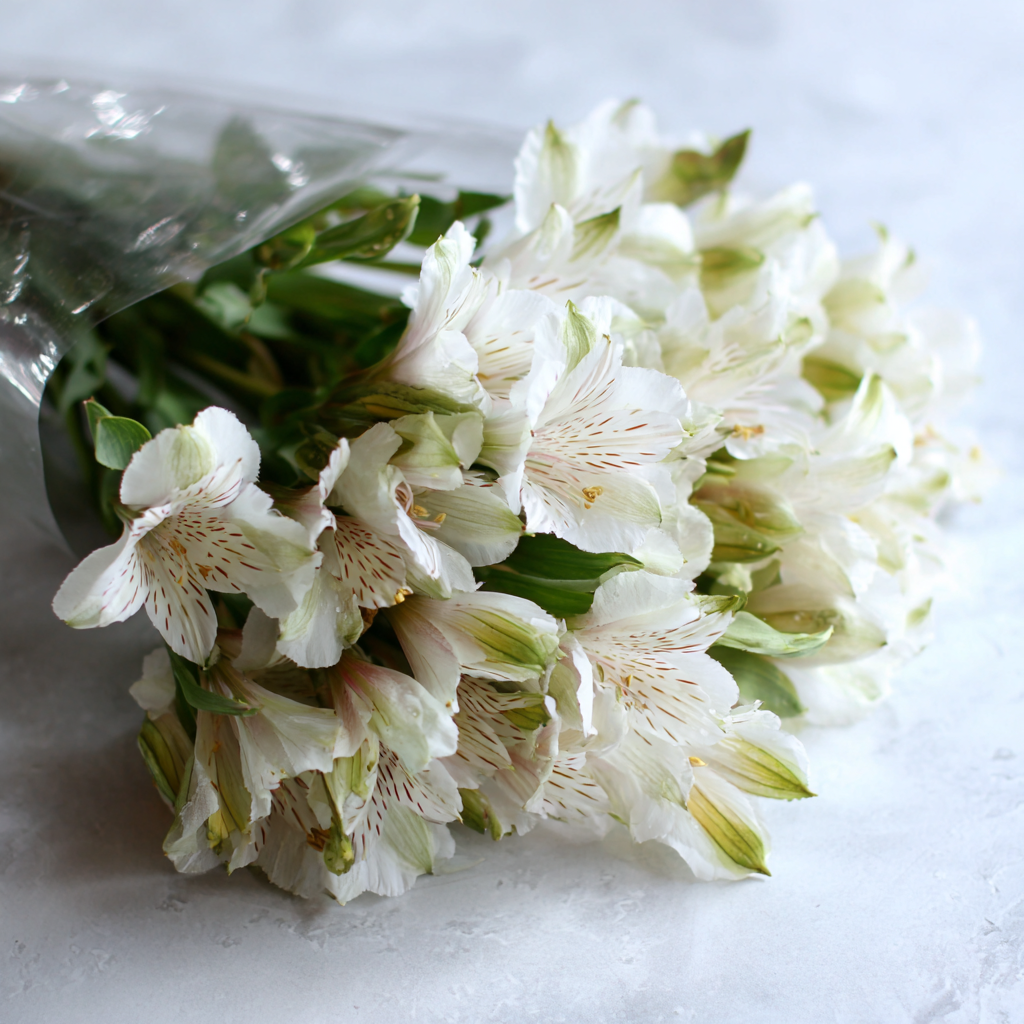 Easter Alstroemeria Bouquet - 50 Bloom Collection | Card & Truffles