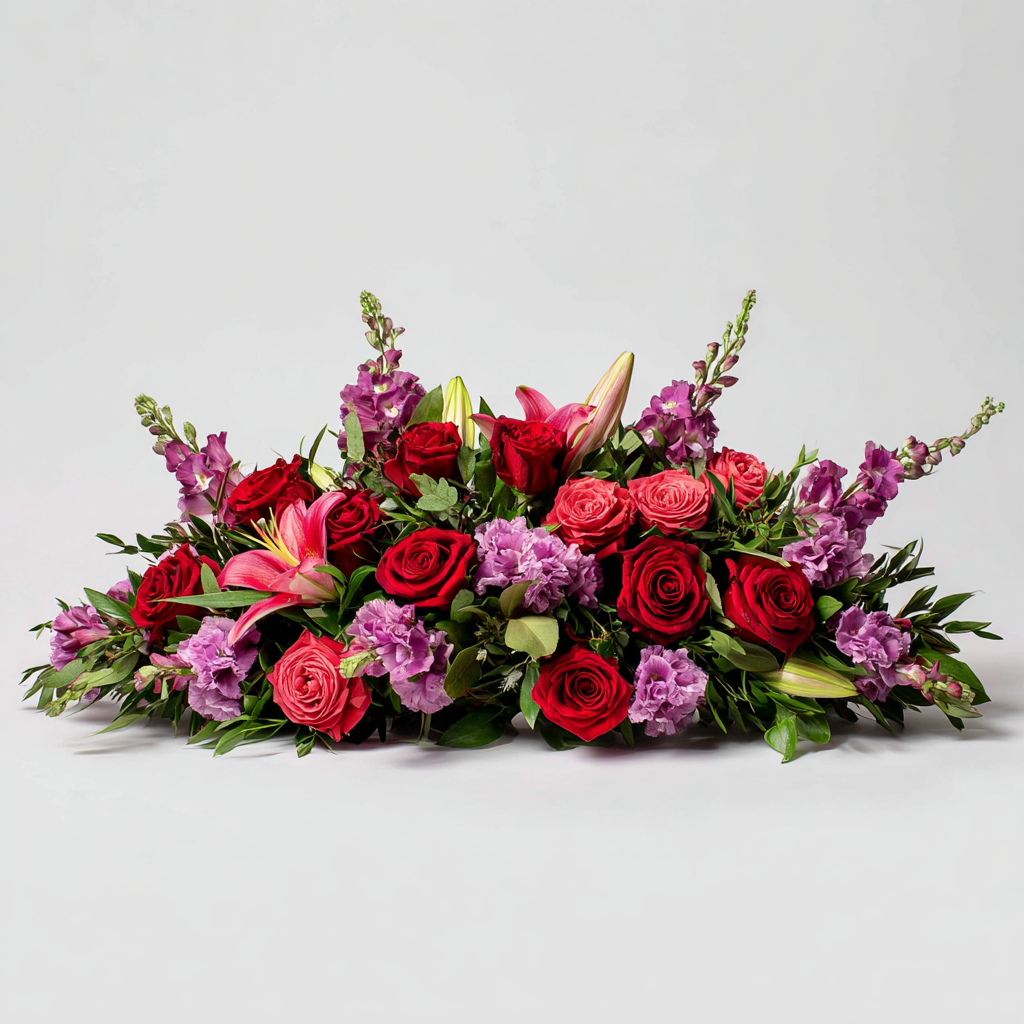 Elegance & Love Casket Arrangement