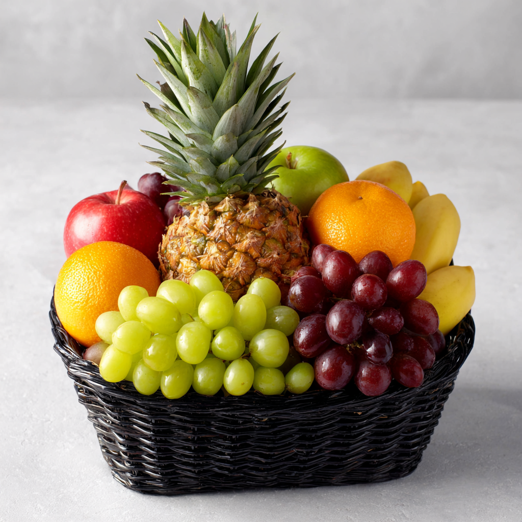 Elegance in Fruit Gift Basket