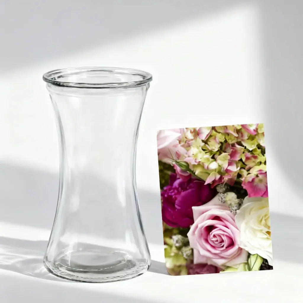 Elegant Vase and Greeting Card Set for Home Decor and Gifting Send Blooms