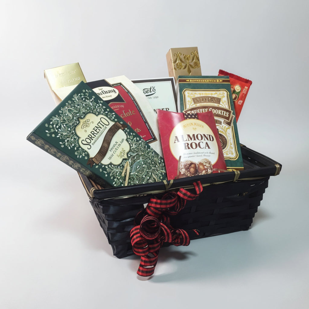 Festive Country Christmas Gift Basket 3