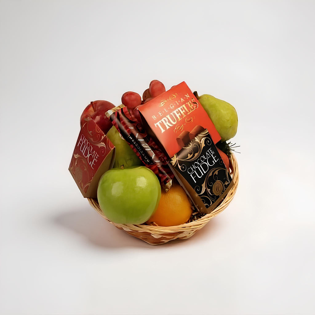 Chocolate & Fruit Matched Gift Basket