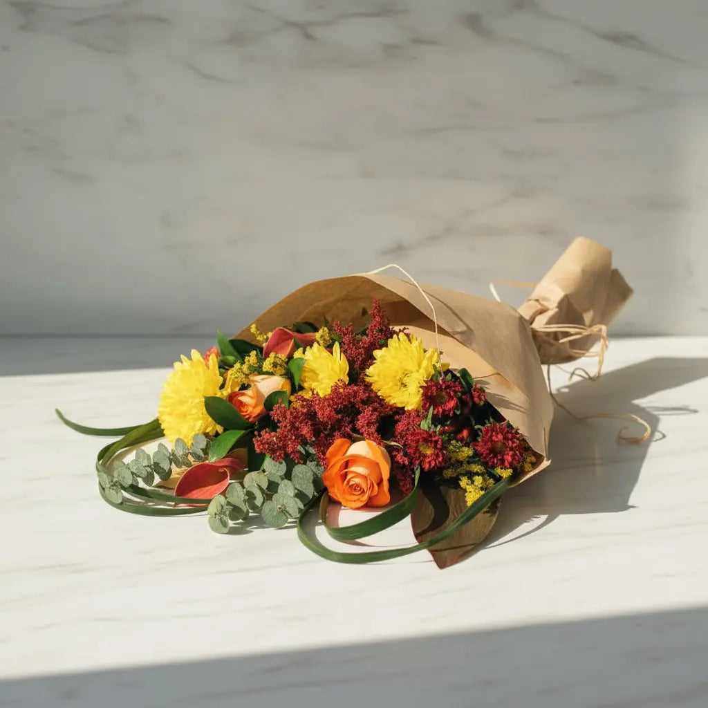 Fall Hand Tied Bouquet Collection 3 Send Blooms