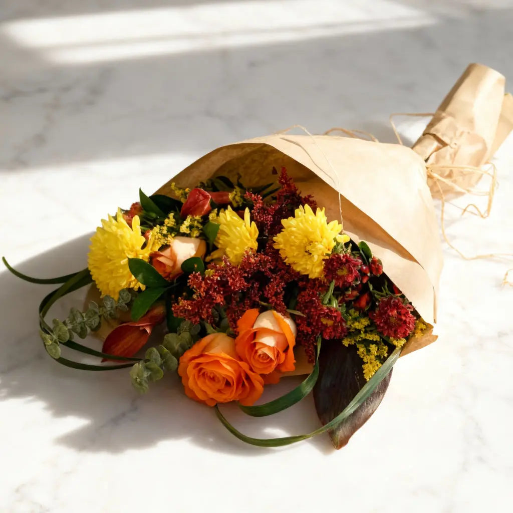 Fall Hand Tied Bouquet Collection 3 Send Blooms