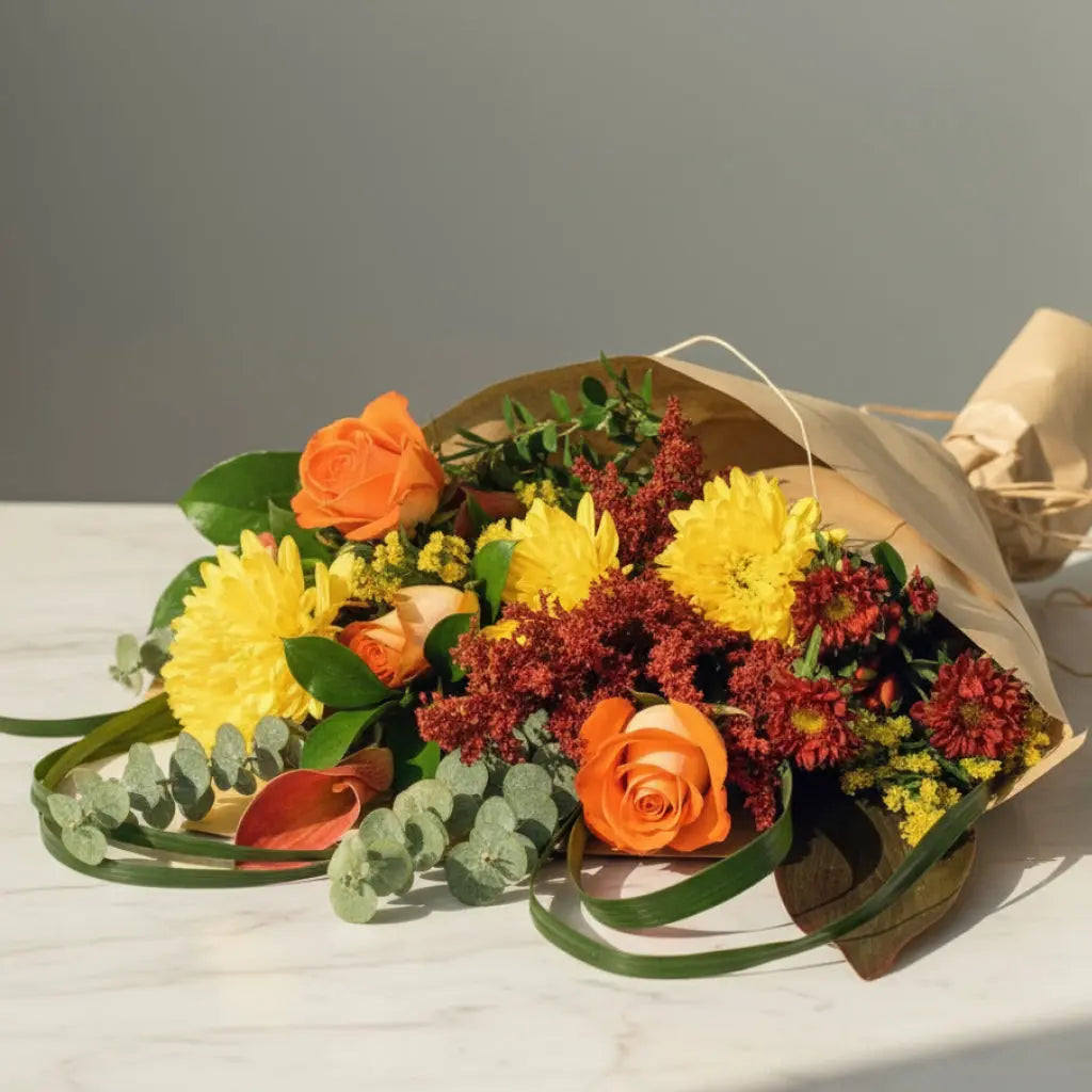 Fall Hand Tied Bouquet Collection 3 Send Blooms