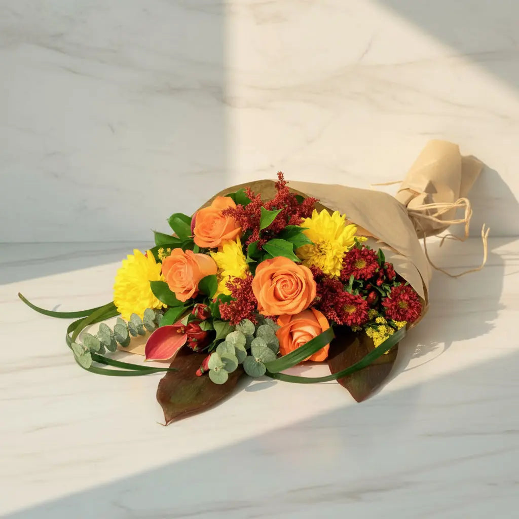 Fall Hand Tied Bouquet Collection 4 Send Blooms