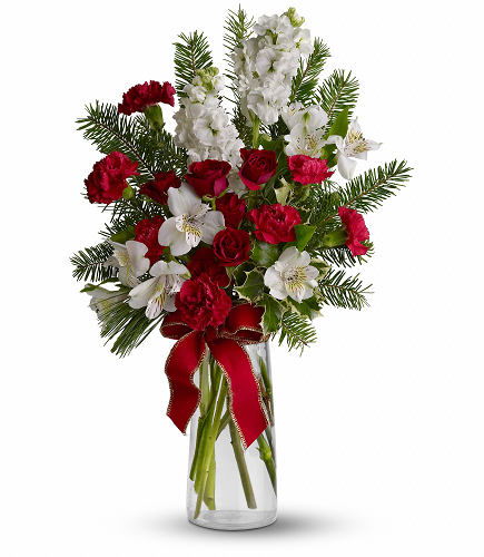 Tall Christmas Bouquet with Elegance