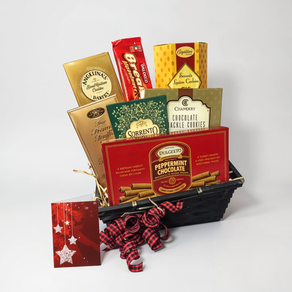 Festive Gourmet Christmas Gift Basket Collection