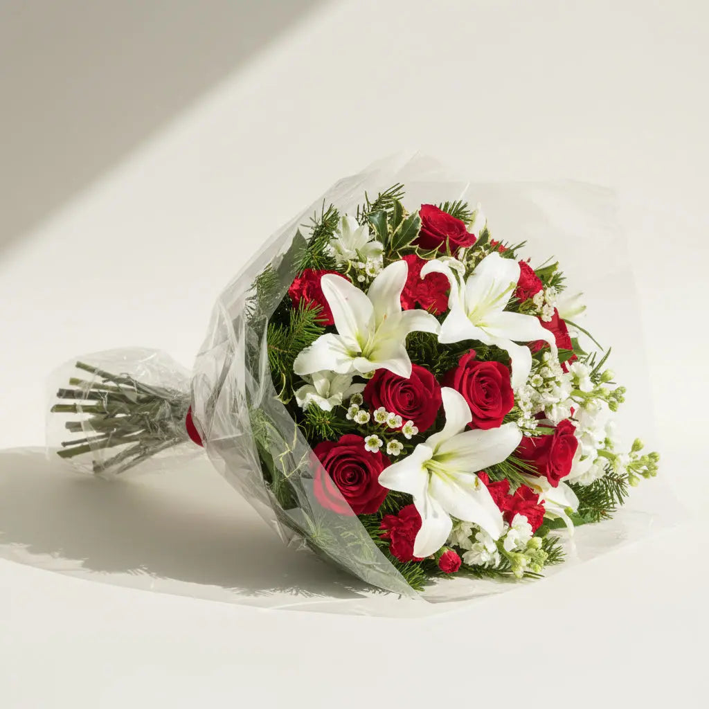Festive Holiday Snowflake Bouquet Send Blooms