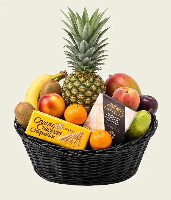 Fruit and Cheese Gift Basket Send Blooms