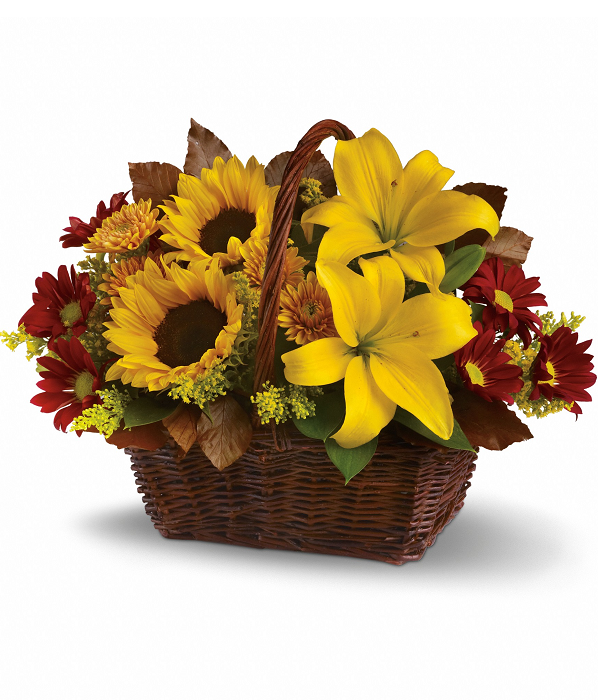 Premium Golden Gift Basket for Special Occasions