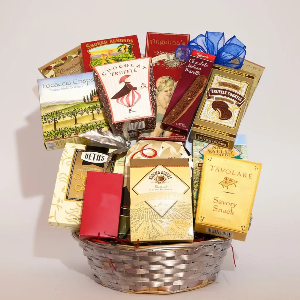 Gourmet Snack Gift Basket Send Blooms