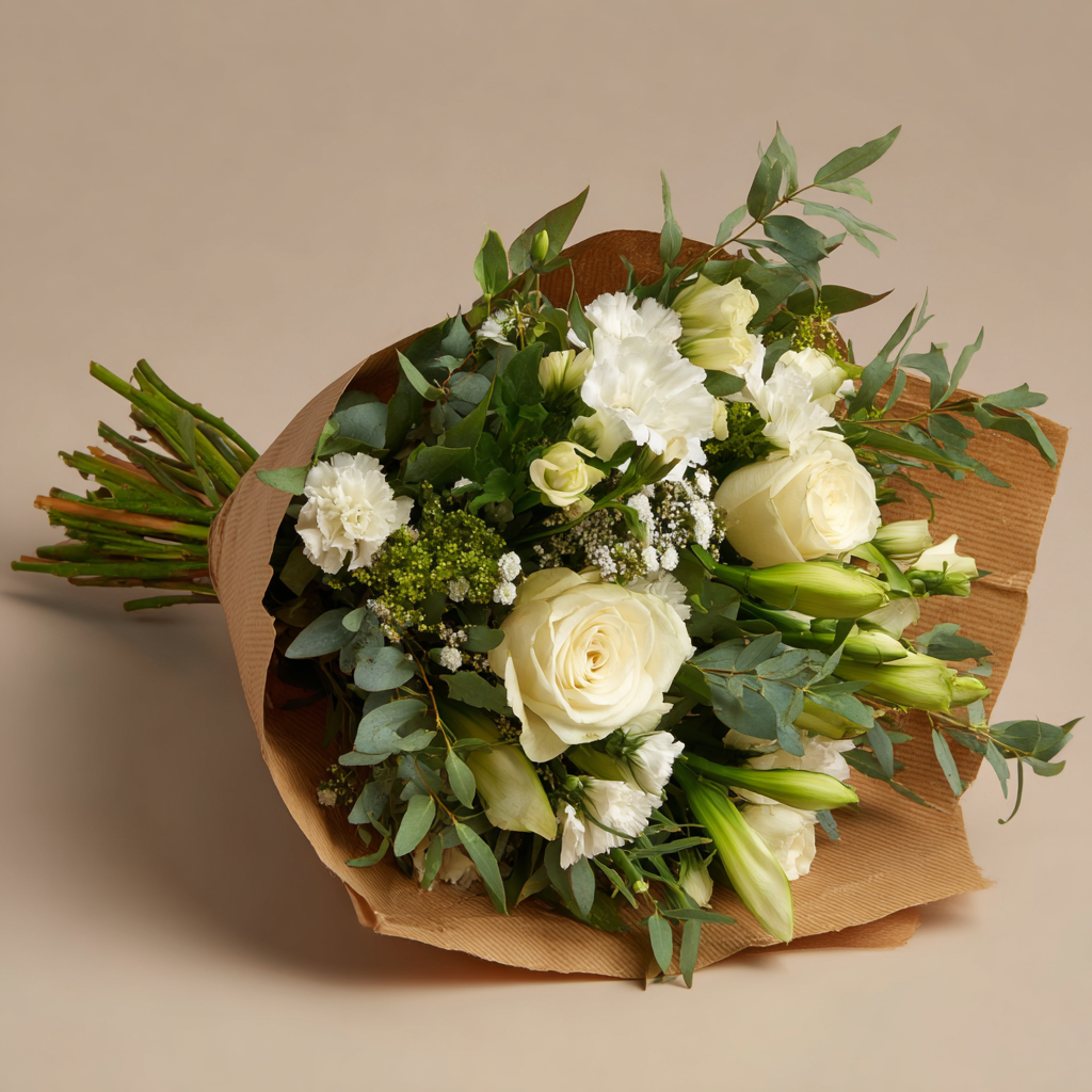 Hand Tied Elegant White Collection 1