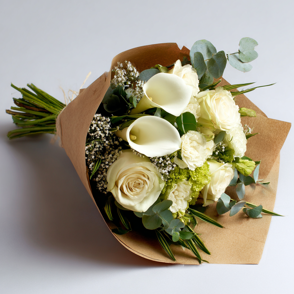 Hand Tied Elegant White Collection 2
