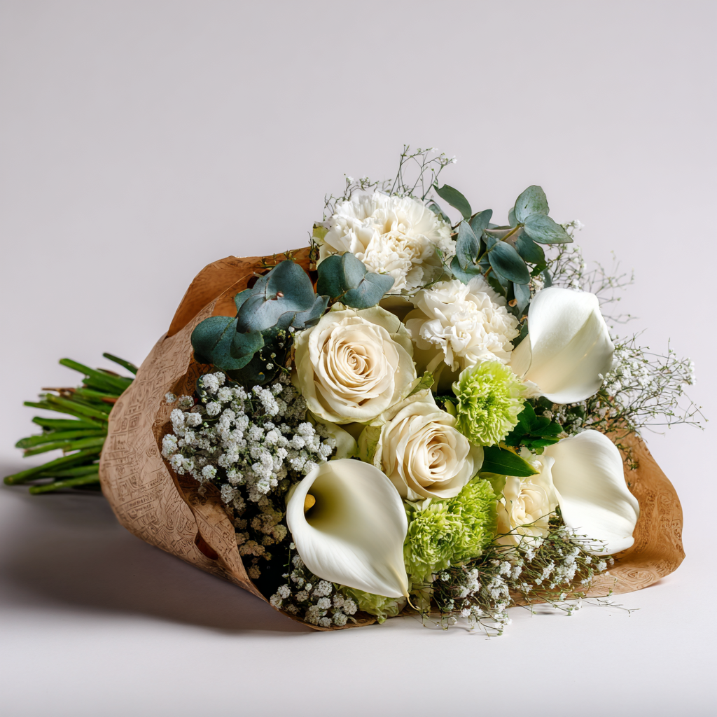 Hand Tied Elegant White Collection 3