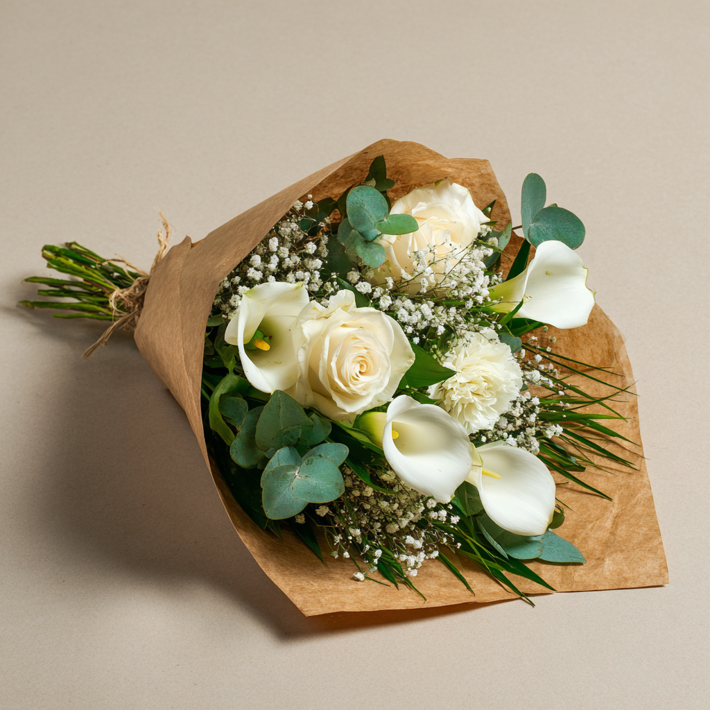 Hand Tied Elegant White Collection 3