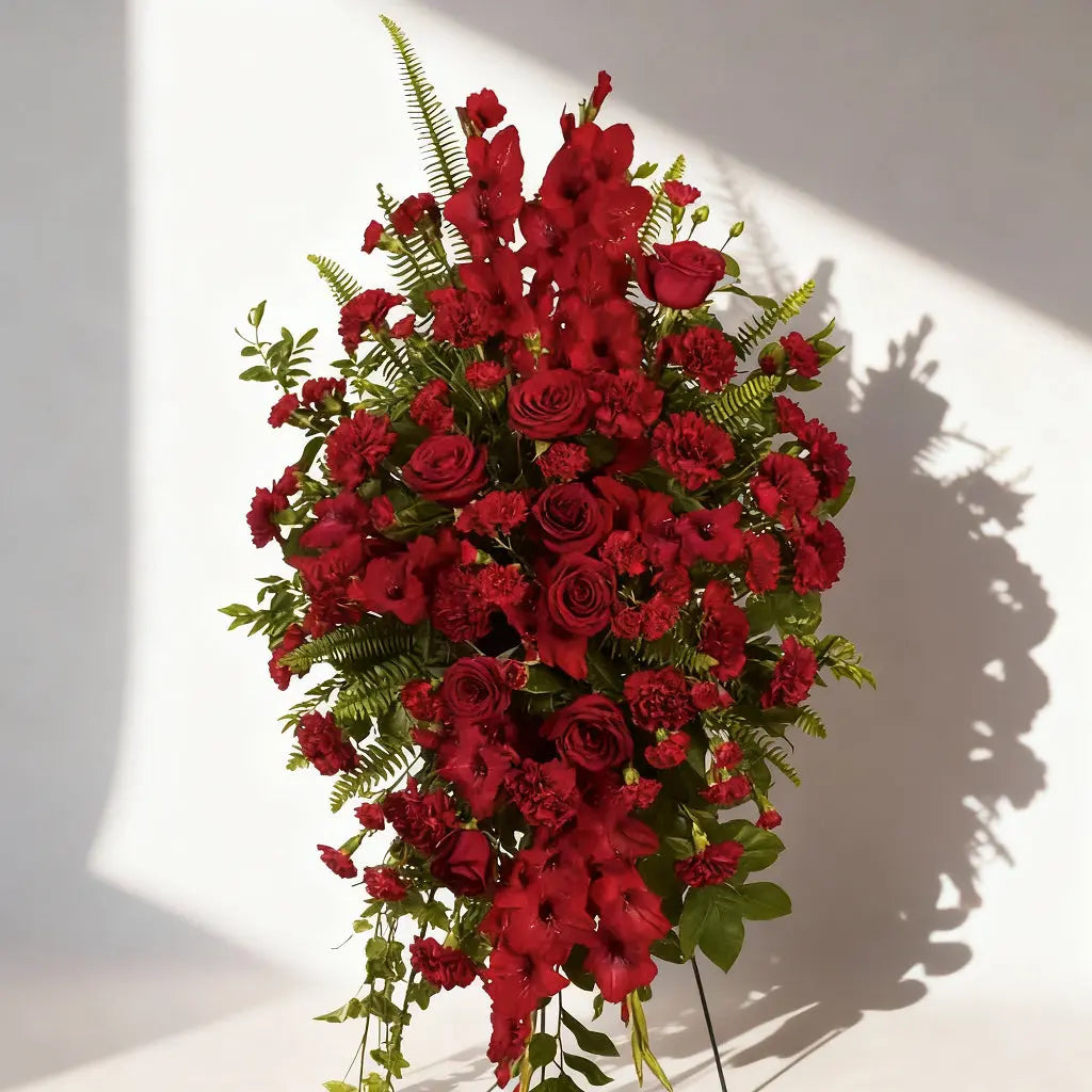 Heartfelt Sympathy Floral Spray Send Blooms
