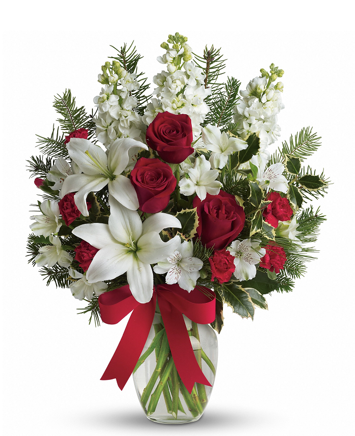 Festive Holiday Snowflake Bouquet