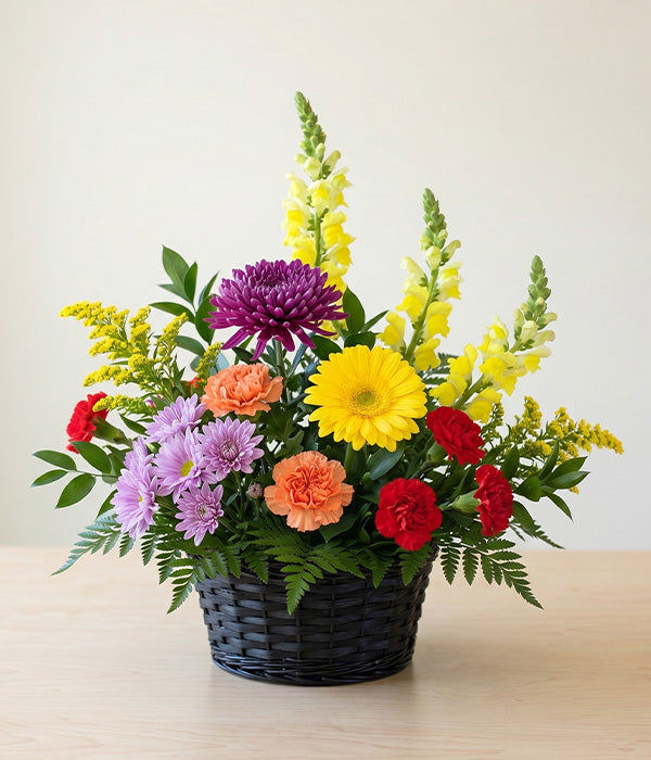 Bright Flowers Basket Send Blooms