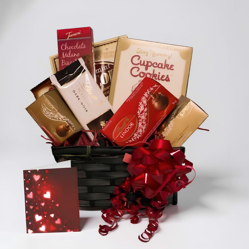 Gift Basket Featuring Lindt Chocolate 2