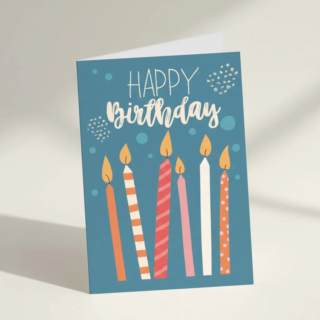 Large Birthday Greeting Card - Full Size Celebration Card Send Blooms