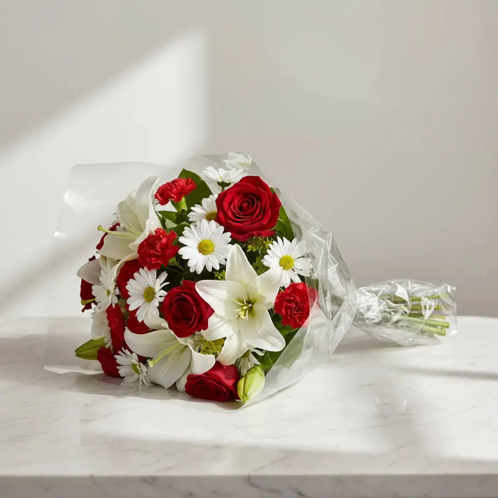 Lily & Rose Lush Bouquet Send Blooms