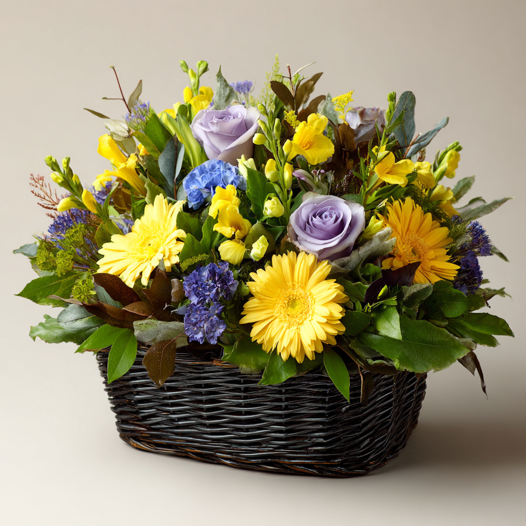 Lovely Florals Planter Basket