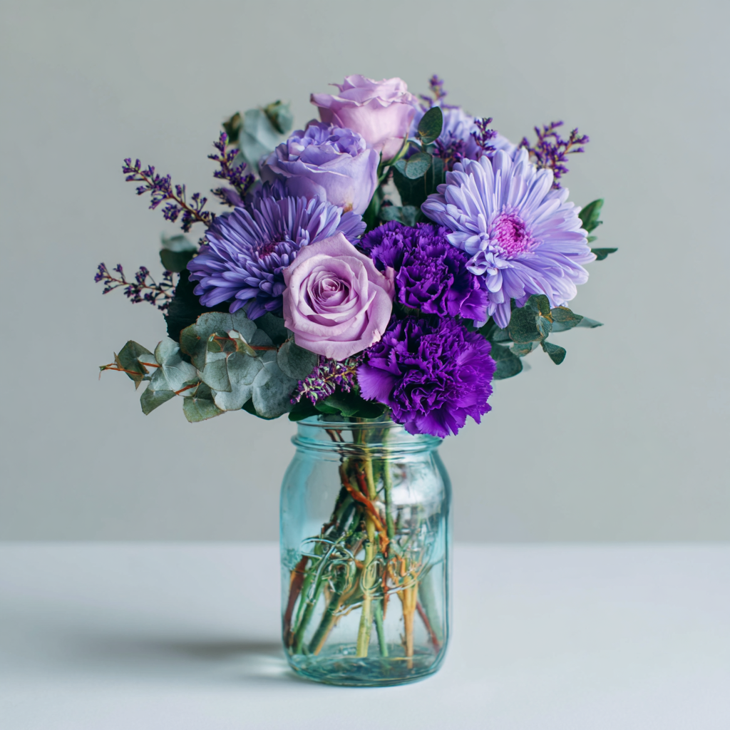 Magenta Magic in a Mason Jar