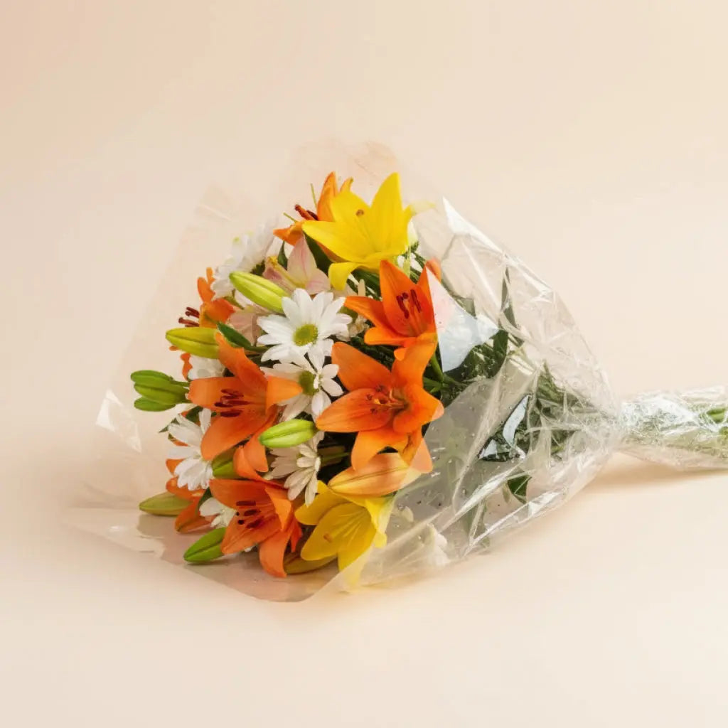 Orange & White Bouquet Send Blooms