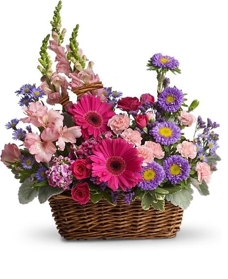 Bright Flowers: Planter Basket
