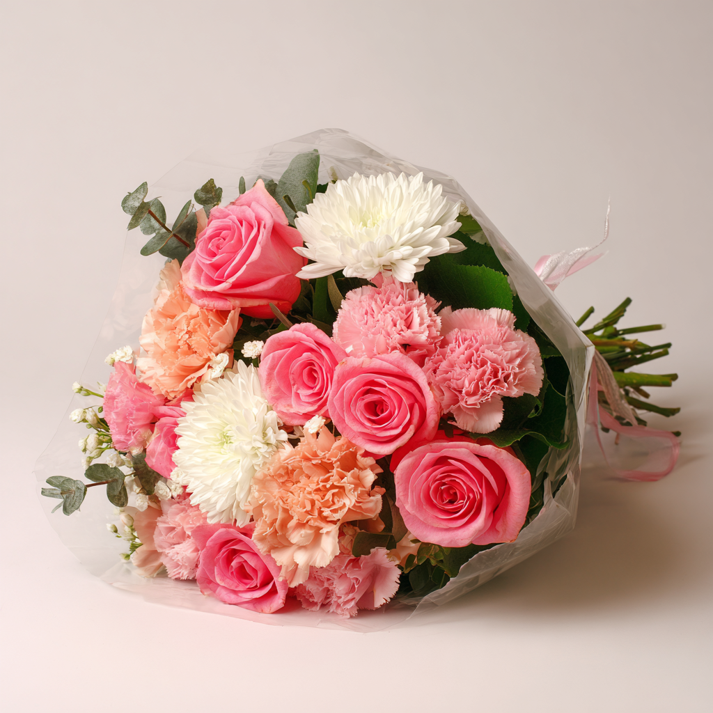 Pink Fluffy Bouquet