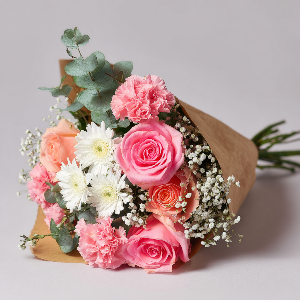Pink Fluffy Bouquet