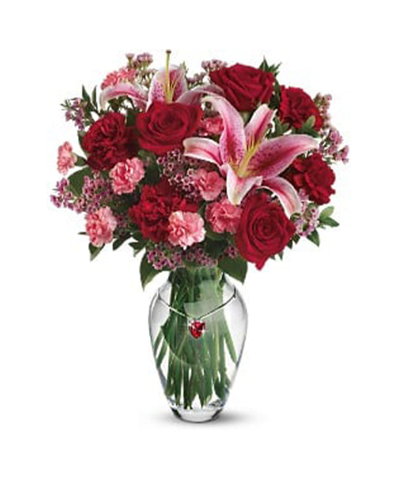 Romatic Lilies & Roses Bouquet