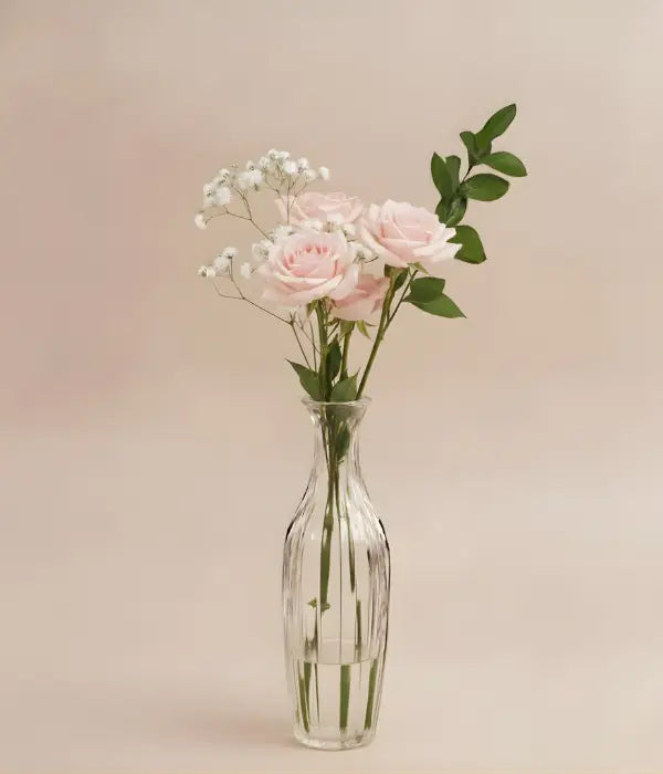 Pop of Pink Spray Rose in a Bud Vase Send Blooms