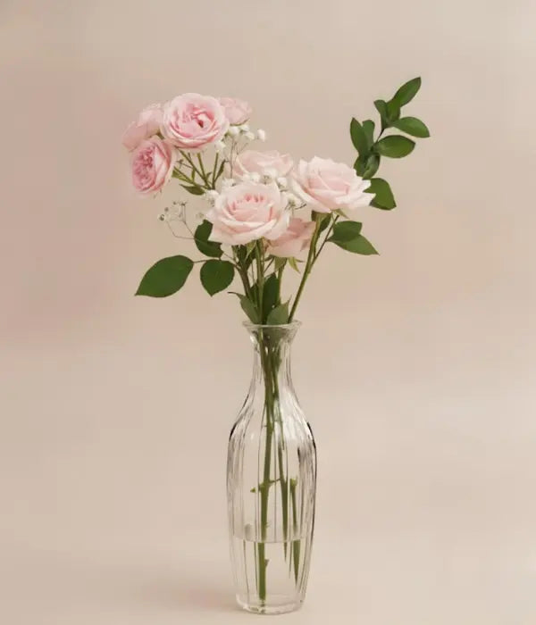 Pop of Pink Spray Rose in a Bud Vase Send Blooms