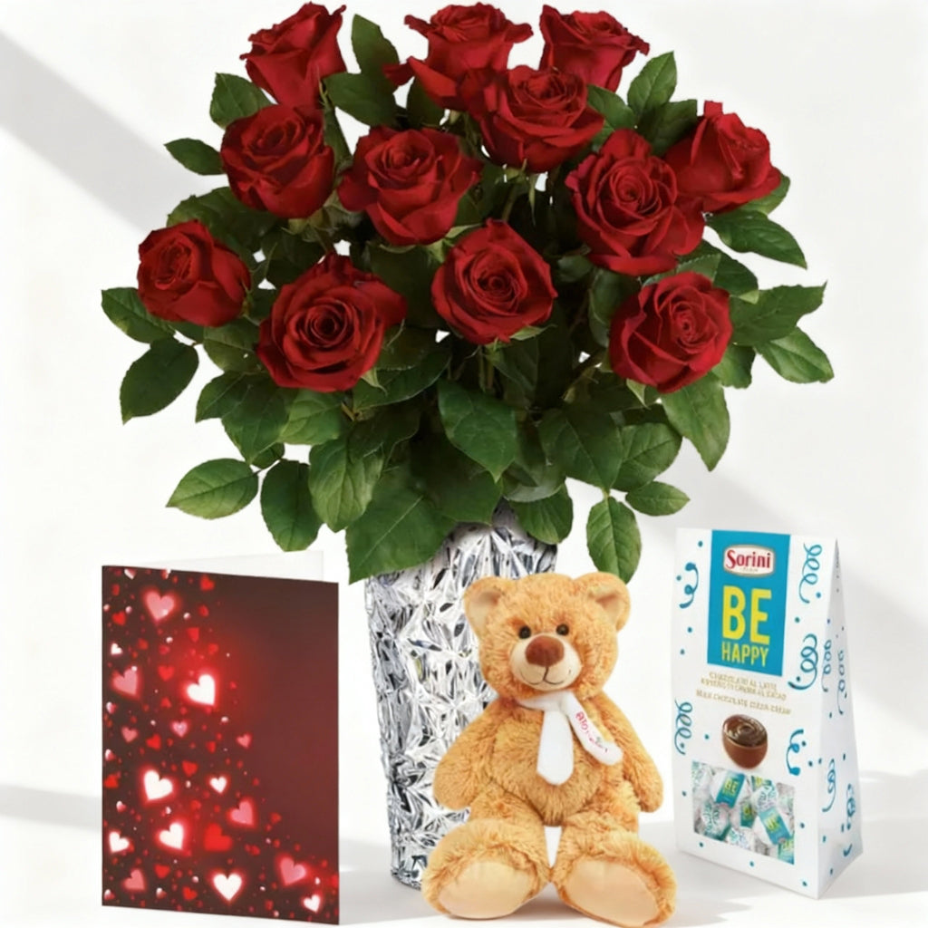 Valentine's Day Cherished Gift Collection 3 - Romantic Gifts for Her & Him Send Blooms