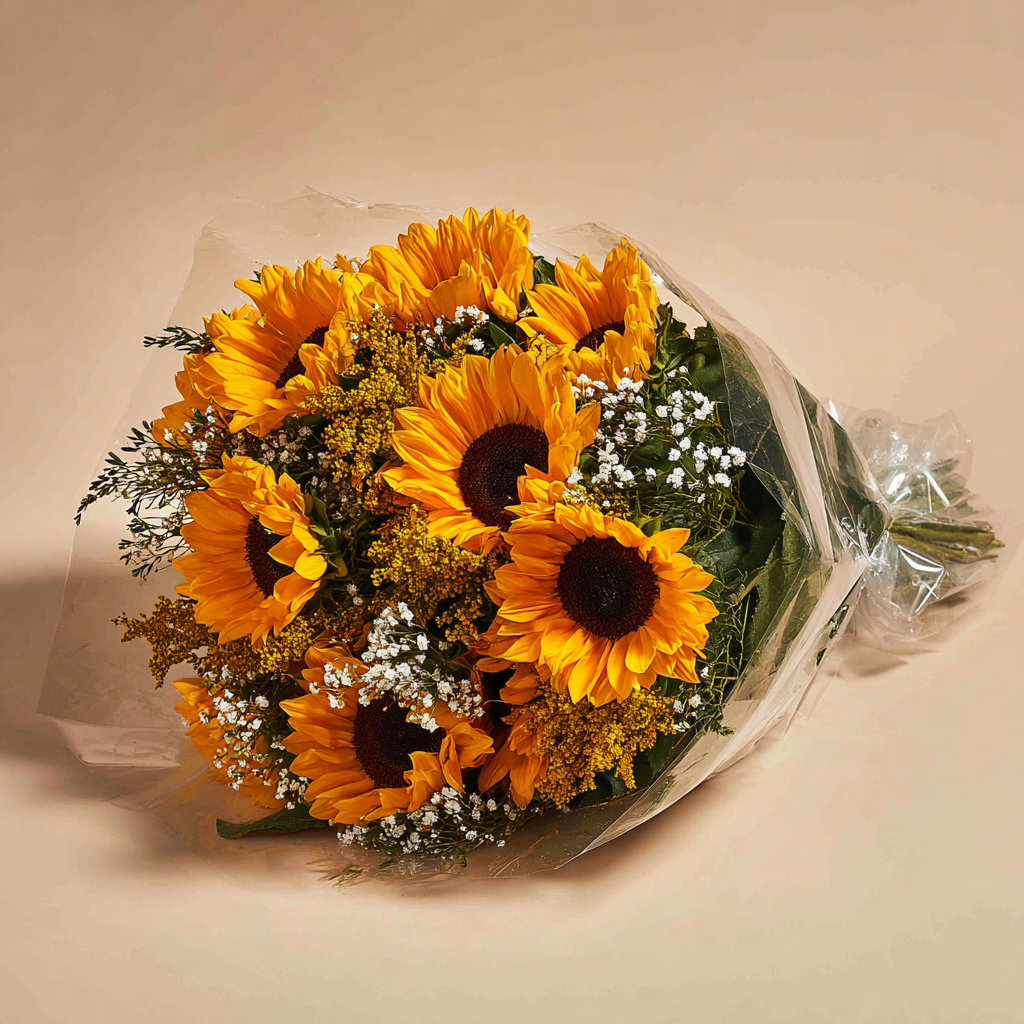 Vibrant Sunshine Sunflowers Bouquet