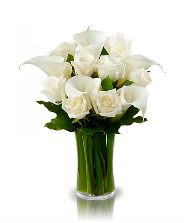 Classic White Bouquet with Calla Lilies