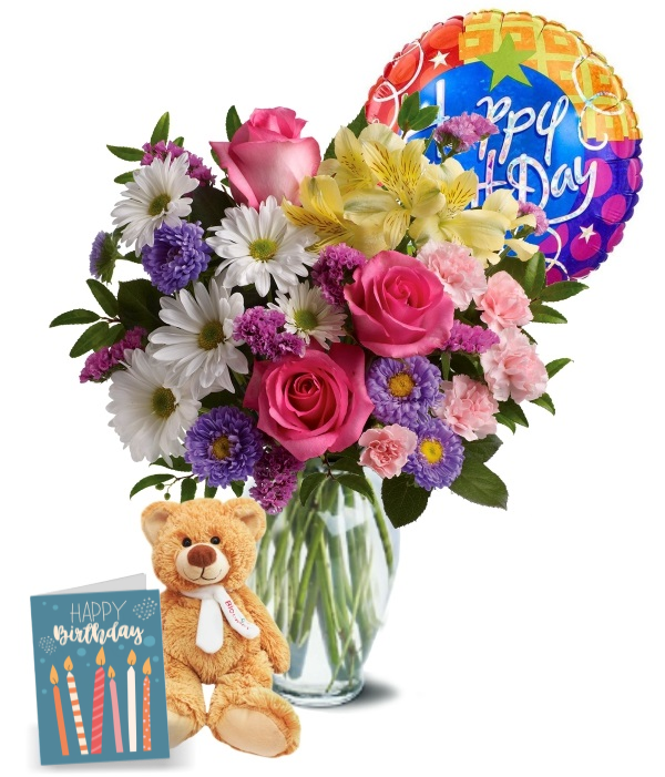 Custom Designed Birthday Bouquet & Gift 1