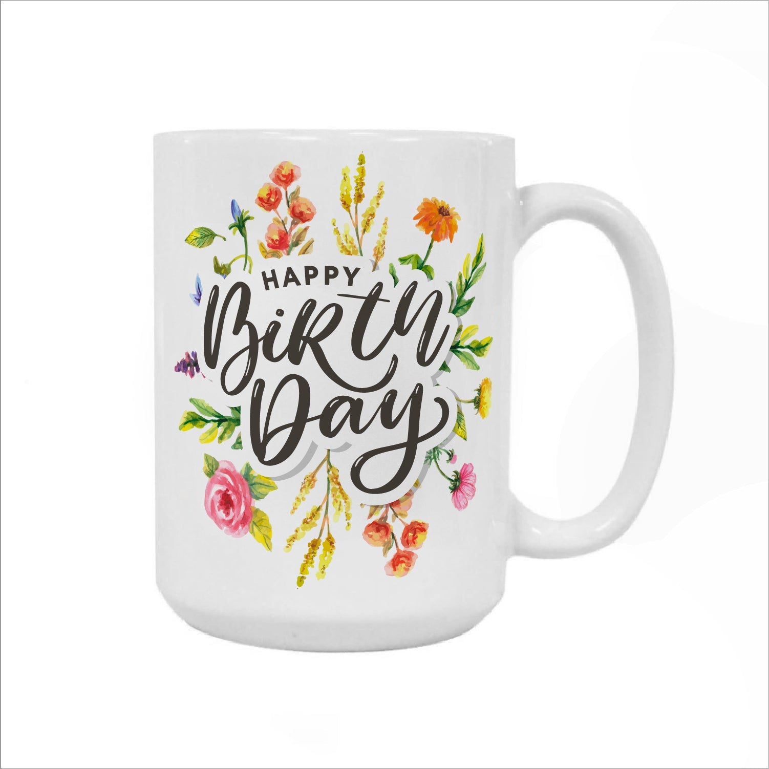 Personalized Happy Birthday Coffee Mug Gift