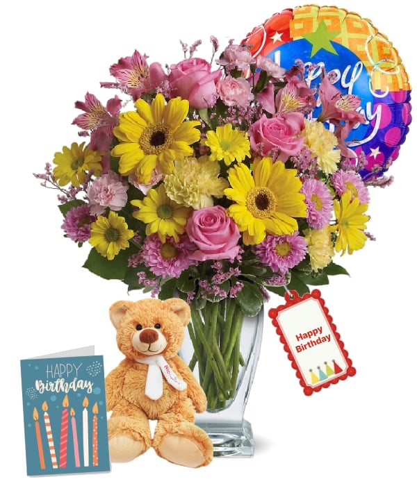 Custom Designed Birthday Bouquet & Gift 3