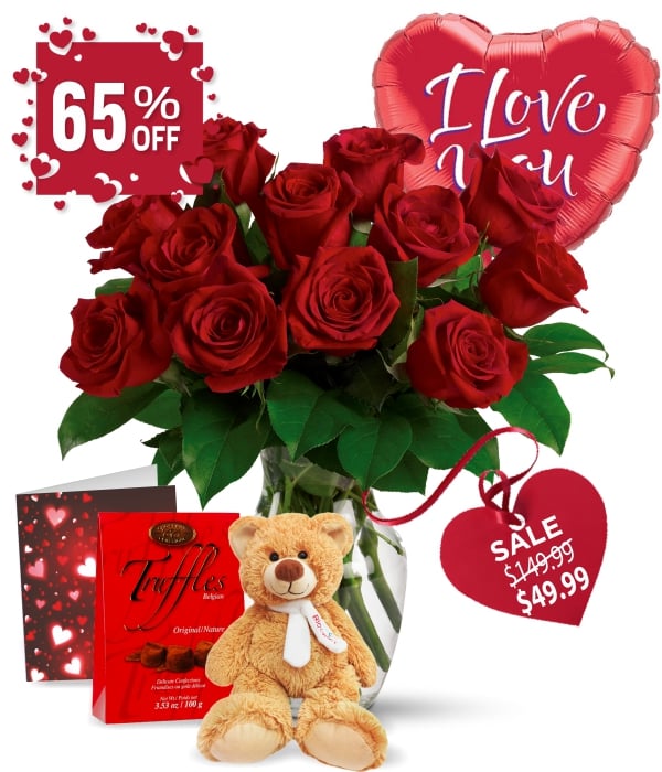 Romantic Gesture Special Bouquet & Gift