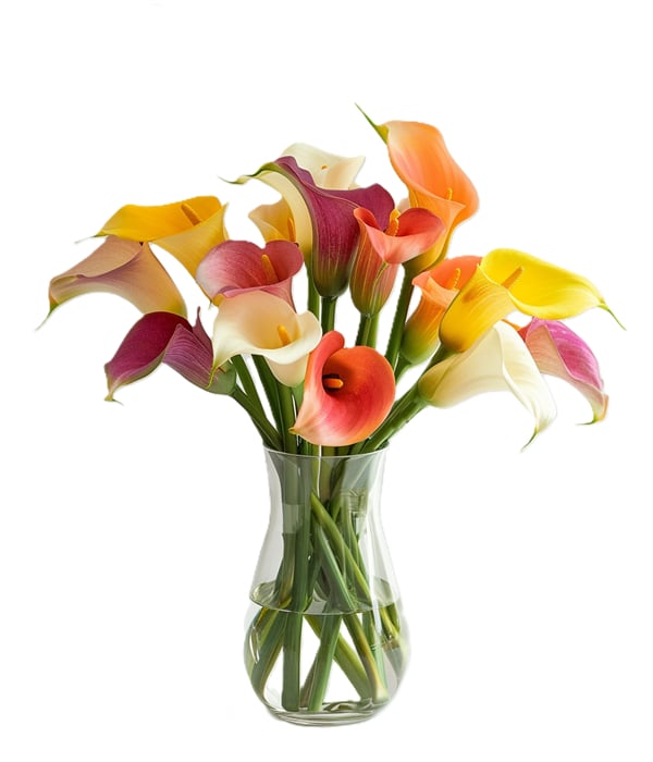 Colourful Calla's Bouquet