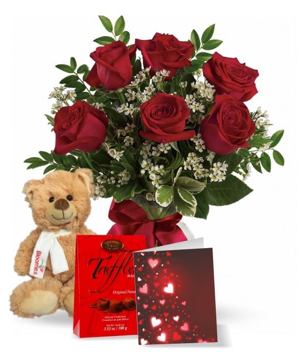 Half Dozen Rose & Gift