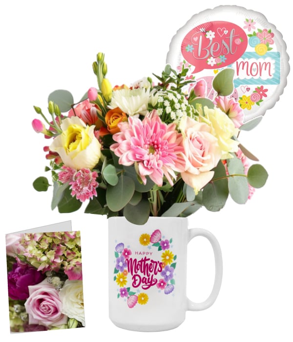 Mug & Flowers For Mom 2