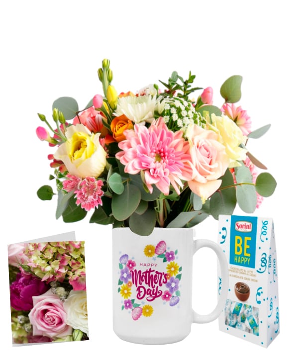 Mug & Flowers For Mom 3