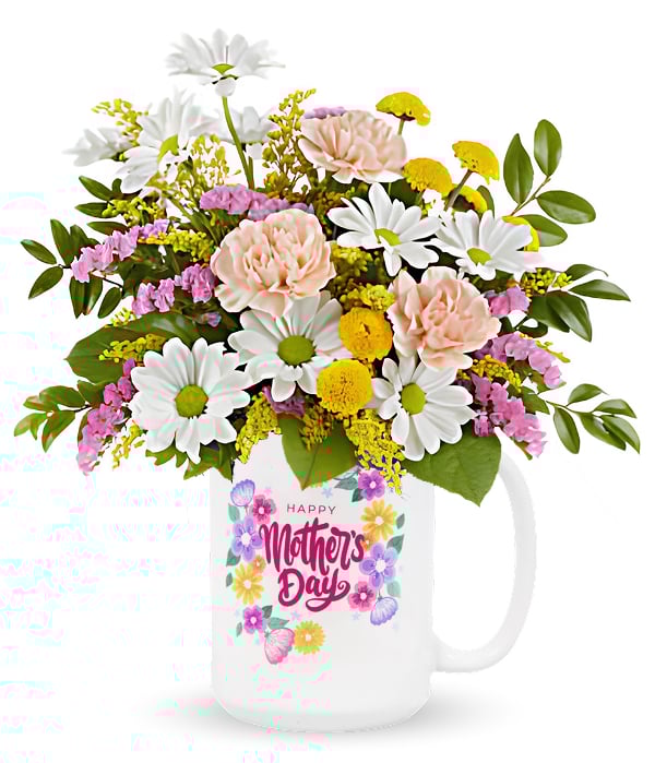Vibrant Sunny Daisies Flower Bouquet