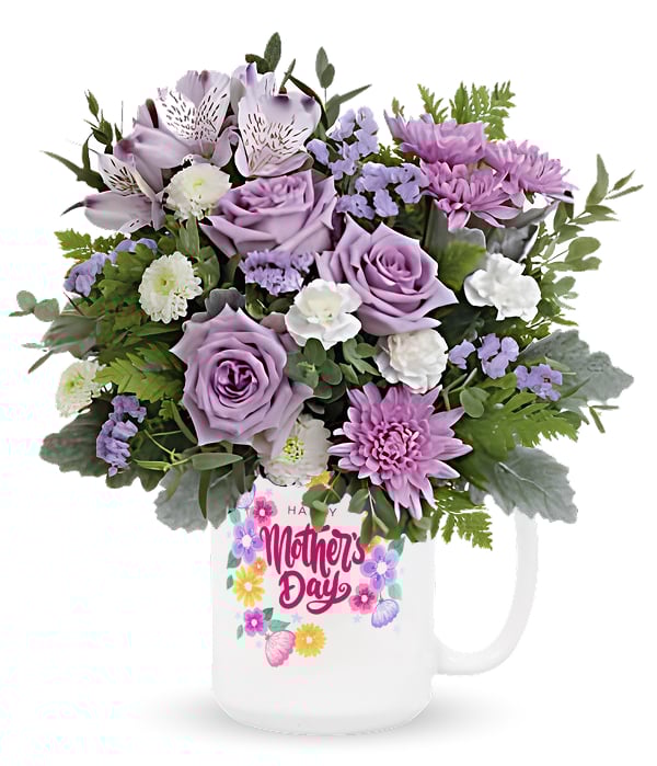 Vibrant Violet Flower Bouquet