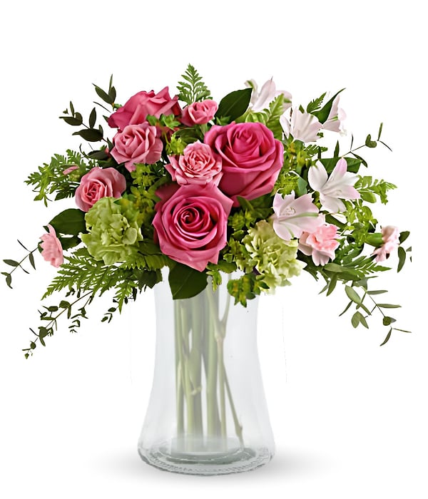 Green & Pink Party Bouquet