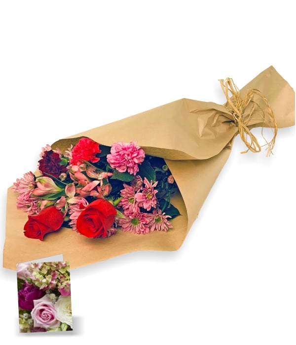 Hand Tied Unique Flower Bouquet for Mom 1
